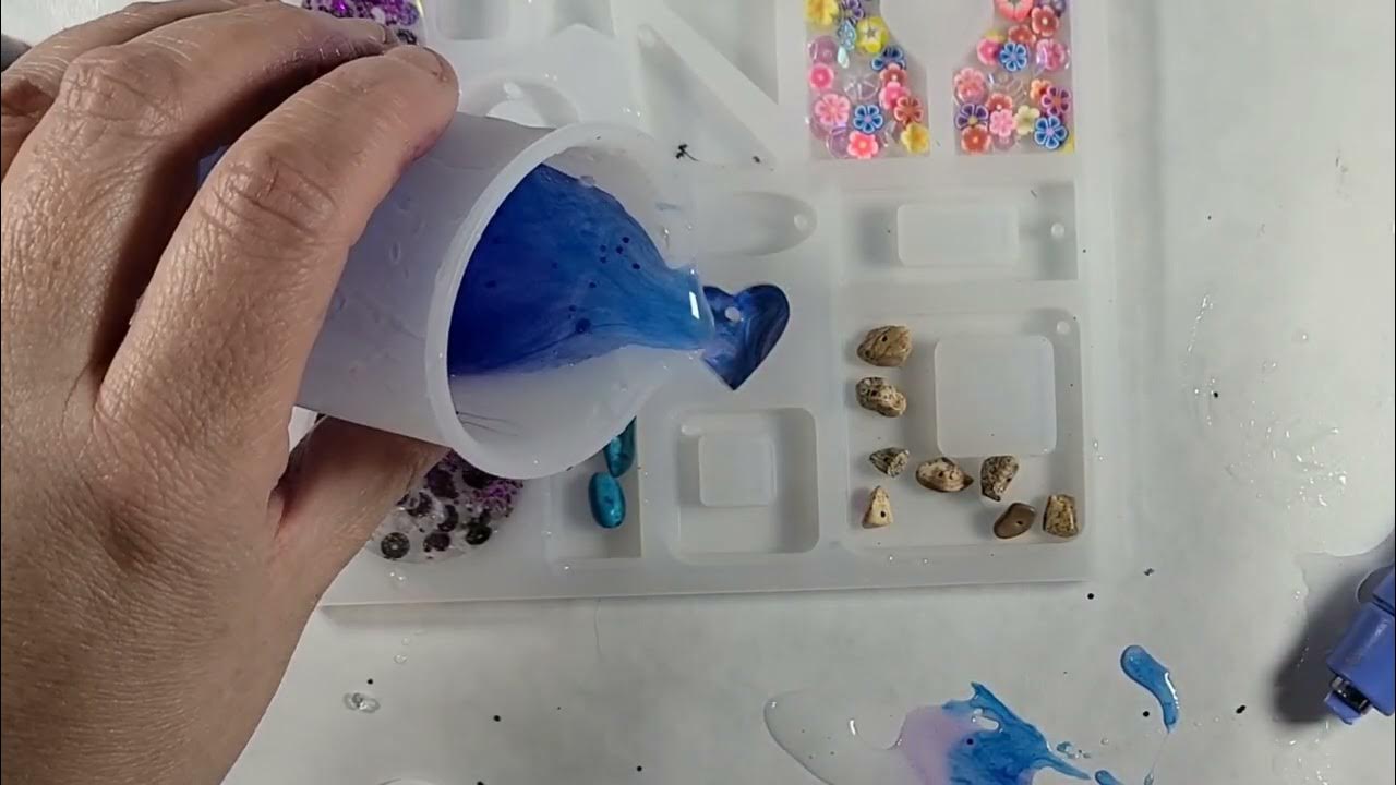 Playing with Epoxy Resin Clearance at Hobby Lobby. resin resinjewelry resinart YouTube