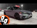 Sunday Drive Winter Night 2023 Honda Civic Si