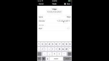 Custom scales, practice mode, octaves for staff view in Piano Companion