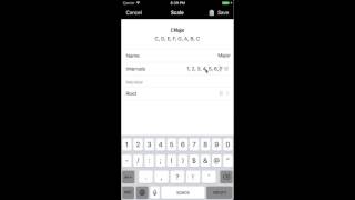 Custom scales, practice mode, octaves for staff view in Piano Companion screenshot 3