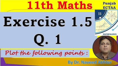 Ploting points in Polar Plane : Exercise 1.5 : Qeustion 1 : 11th Maths : New Book 2025 : lec-1-38