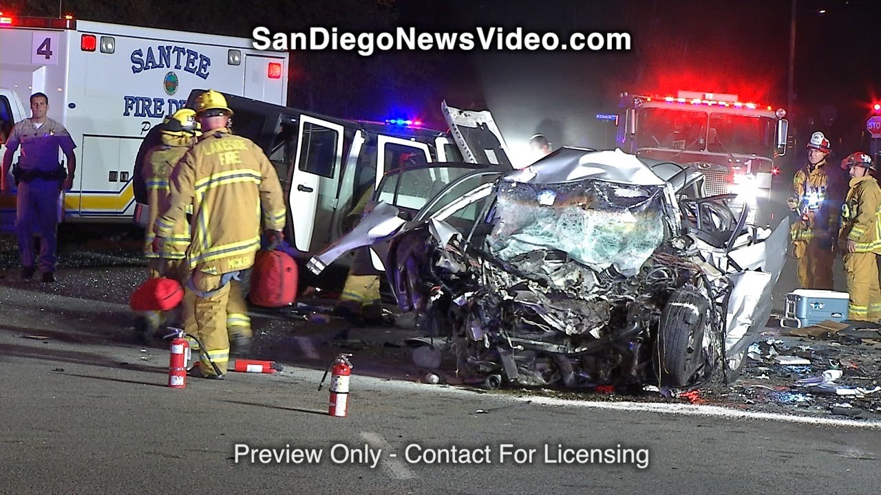 Man Killed, 2 Injured In HeadOn Collision, Lakeside YouTube