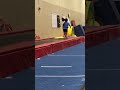 Christines roundoff back handspring back layout with a half twist on tumble track