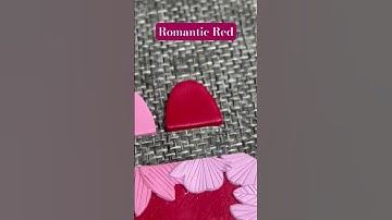 Day 20 of #PolymerClay #Vlogmas : Mixing Romantic Colors!