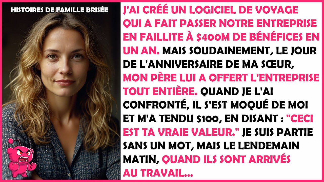 J'ai créé un logiciel de voyage qui a fait passer notre entreprise en faillite à $400M de bénéfices.