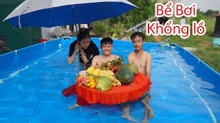 Hưng Troll | ( Tập 46 ) Bài Học Nhớ Đời Cho Kẻ Giám Bắt Nạt Trẻ Trâu (Bể Bơi Siêu To Khổng Lồ)