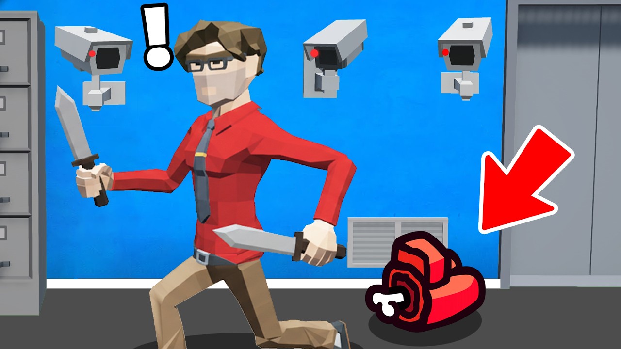 Cheating With OP Cameras In Office Among Us