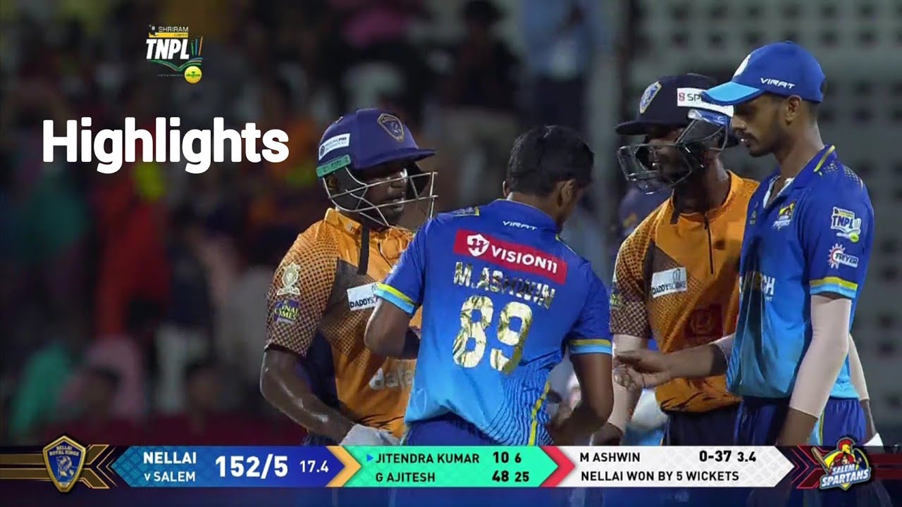 Salem Spartans vs Nellai Royal Kings match highlights 2022 | ss vs nrk full match highlights 2022