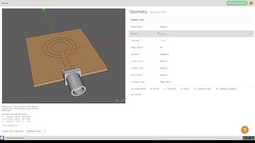 How to define a coaxial port in CENOS RF?