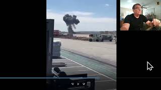 F-18 Airshow Crash/Successful Ejection Zaragosa Spain 20 May 2023
