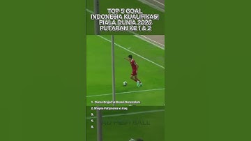 Top 5 goal Indonesia di Kualifikasi piala dunia 2026 round 1 & 2 #football #timnasindonesia