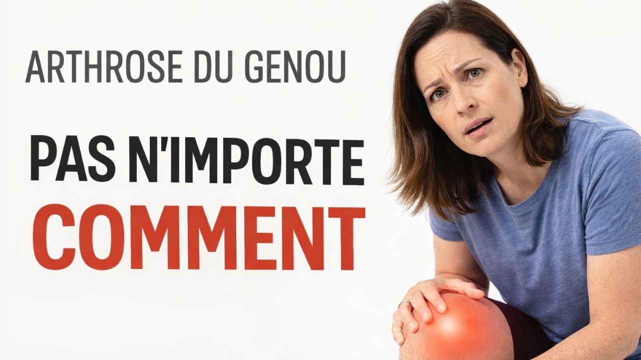 Arthrose du genou : bouger aide vraiment… mais pas n’importe comment