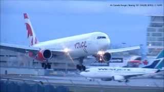 Air Canada Rouge 767-33Aer B763 Arriving At Yul On 06R