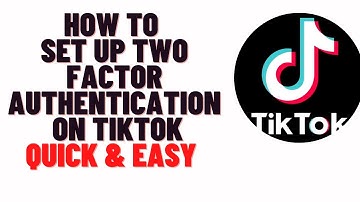 how to set up two factor authentication on tiktok