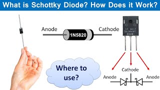 What is a Schottky Diode? How Schottky Diodes Work? Where to Use? ( Schottky Diode Tutorial)
