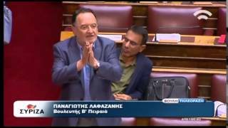 newsbomb.gr: Δηλώσεις Λαφαζάνη στη Βουλή (14/8/2015)