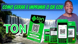 Como criar e imprimir um QR Code no APP do Ton