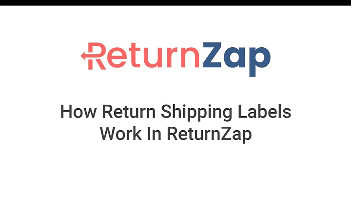 How Return Shipping Labels Work In ReturnZap