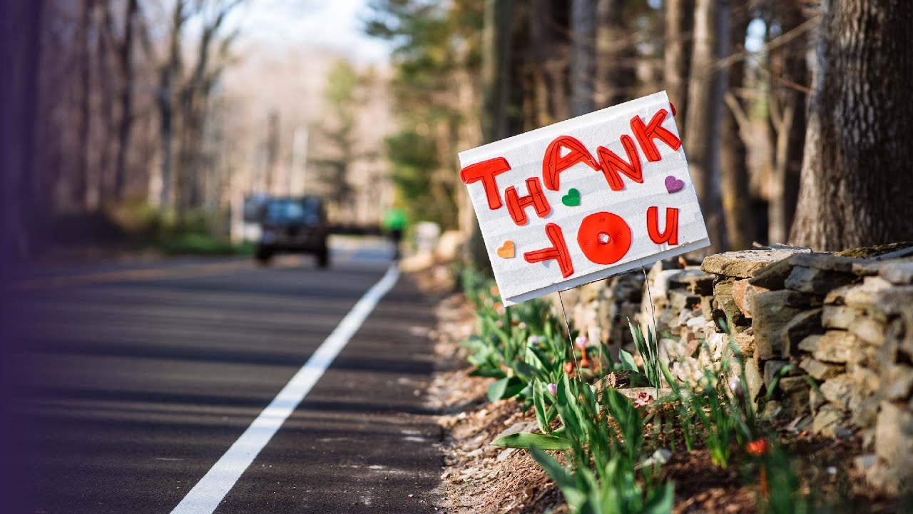 Thank you, essential workers