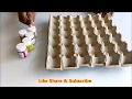 DIY| Egg carton wall hanging crafts | Best out of waste | wall decor from waste |