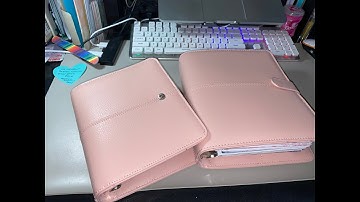Franklin Covey NEW Pale PINK Anna Binders! Binder Switch With ME!