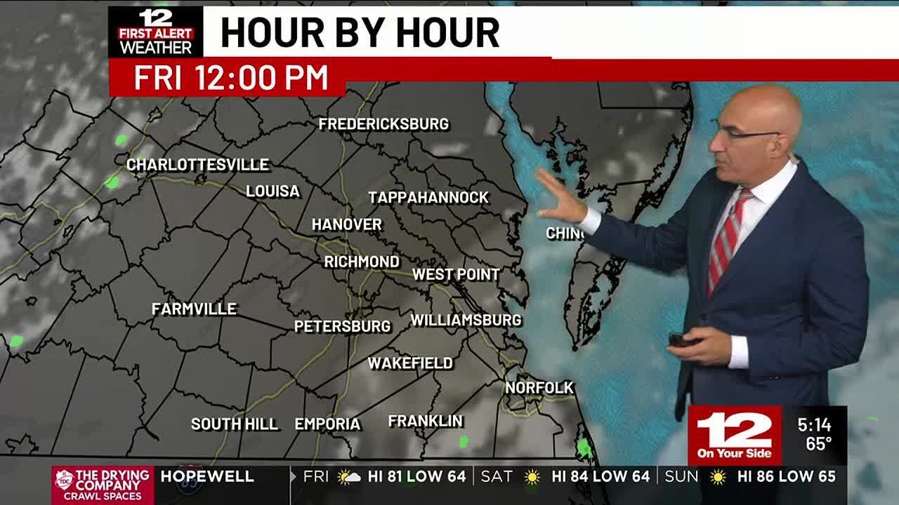 Friday forecast: Another cooler than normal day - YouTube