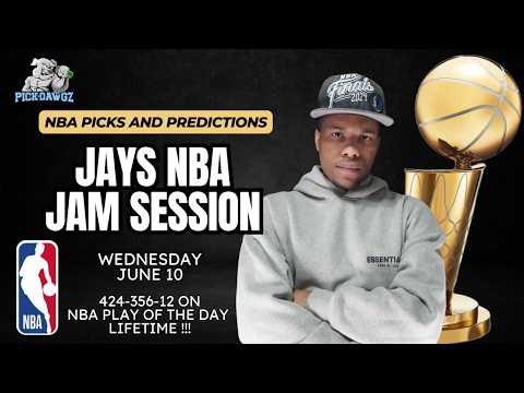 Wednesday NBA Picks 6/10/26 | Jay's NBA Jam Session Finals Edition !!!!