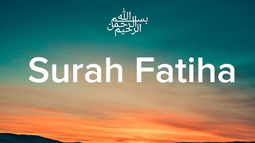 Surah Al-Fatiha 01 (সূরা আল ফাতিহা سورة الفاتحة‎‎) আয়াত সংখ্যা ৭ এবং রুকু সংখ্যা ১