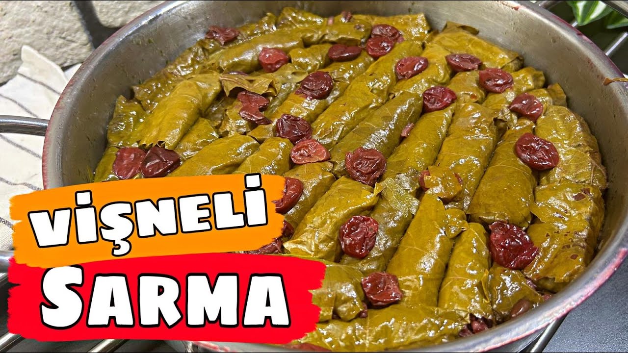 Yaz Sofralarına Renk Katacak: Vişneli Sarma Tarifi
