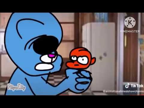 Darwin eats Gumball’s cereal reanimated 