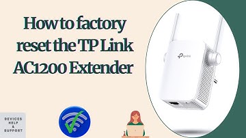 How to Reset TP-Link AC1200 WiFi Extender | Easy Step-by-Step Guide