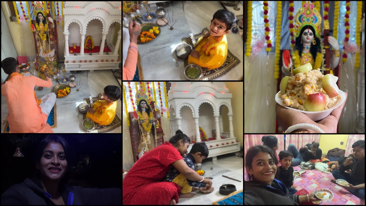 আসছে বছর আবার হবে🙏🏻| Saraswati Puja Part-2 | #vlog221 | @lubuzlife
