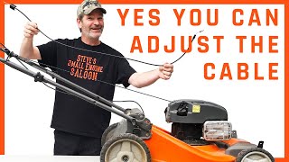 How To Adjust A NonAdjustable Lawn Mower Cable