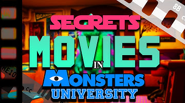 10 Monsters University Easter Eggs | Secrets In Movies