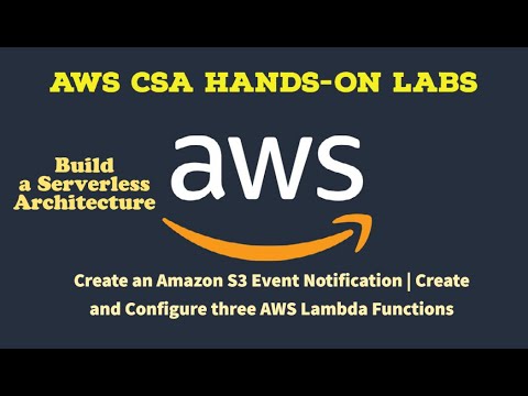 AWS Hands-On Lab 5.3& 5.4: Create Amazon S3 Event Notification ...