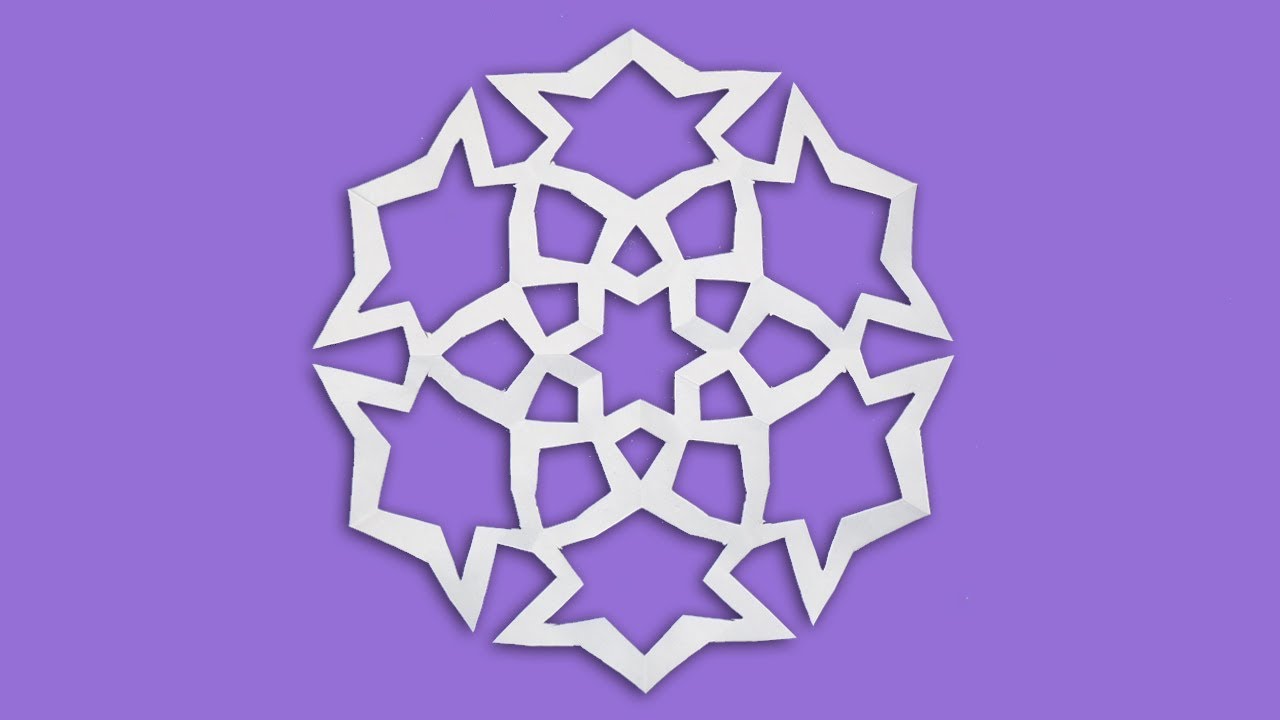 Learn How To Make Paper Snowflakes Easy Origami Snowflakes Tutorial