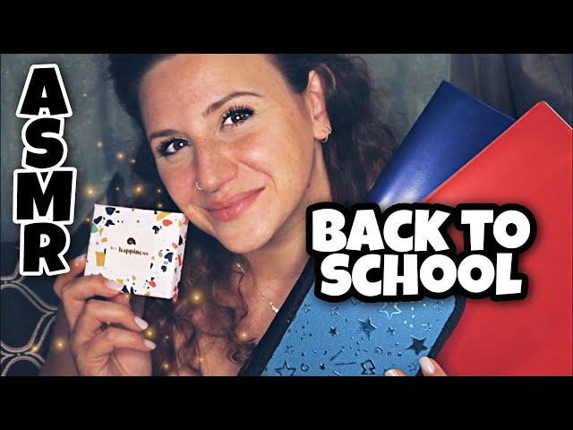 ASMR ita•📚MATERIALE SCOLASTICO📚 Triggers e Whispering +💍 Hey Happiness