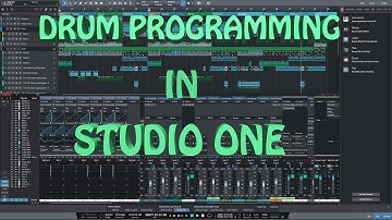 Brief Introduction to Drum Programming in Studio One