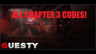 New Guesty Chapter 3 Codes!