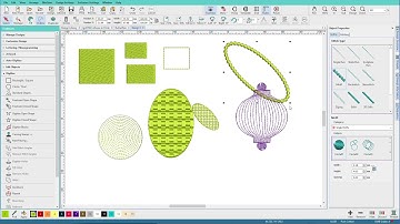 Hatch Embroidery 2 - Manual Digitizing Tools Basics - Shapes & Freehand Drawing