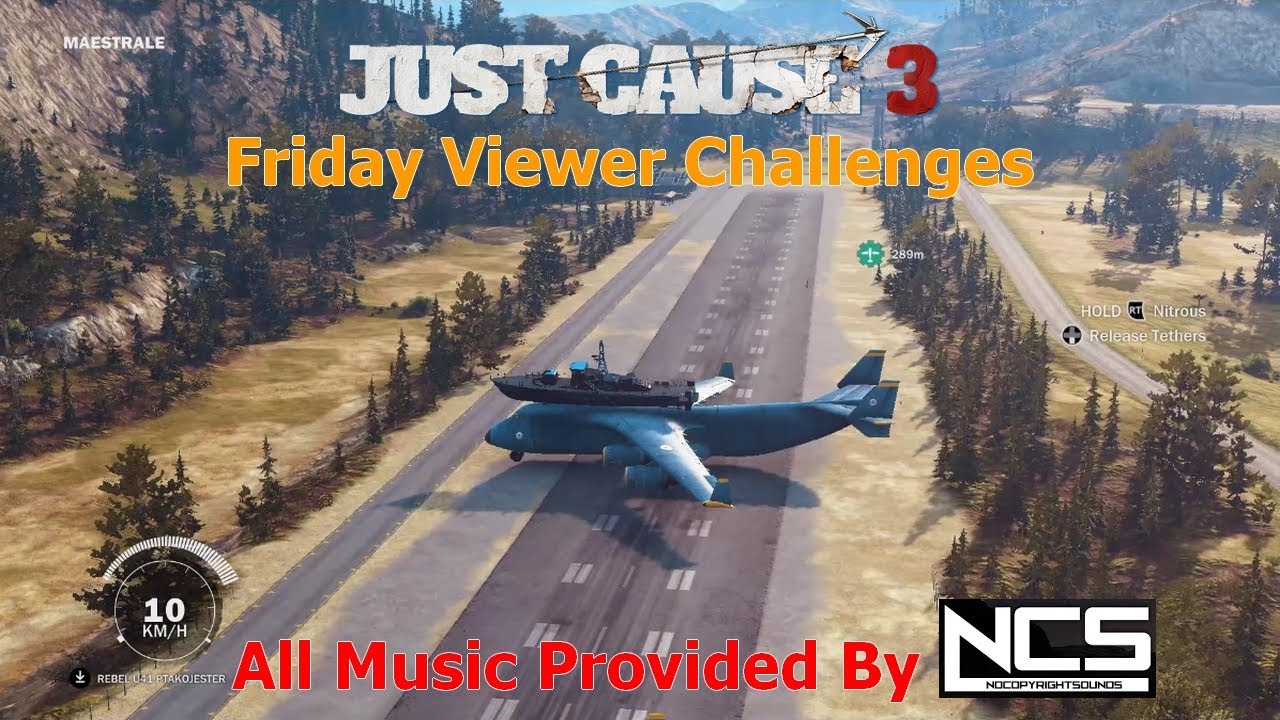 watershed Just Cause 3 Friday Viewer Challenges July 28
