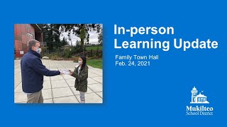 Elementary in-person learning family webinar