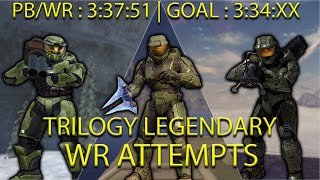 Download Lagu Halo LEGENDARY Trilogy Speedruns for FAT WR | GOAL : 3:35:XX | WE DESTROY THE GAME MP3