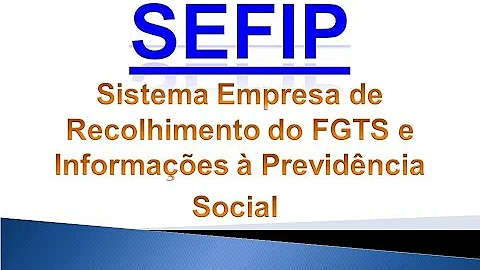 Como encontrar diferença na sefip?