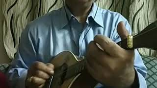 Chand chupa badal mai on mandolin by sushil Verma