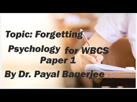 Forgetting | Psychology - YouTube