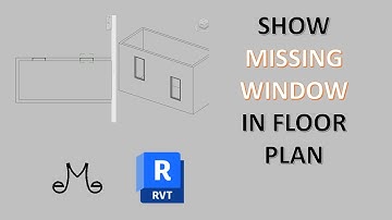Revit tutorials - show missing window in floor plan