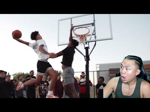 HE GOT POSTERIZED! BLOCK HIS DUNK WIN $100!