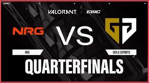 NRG vs Gen.G Esports | VALORANT at EWC 25 - Day 4 - Quarterfinals