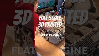 Assembling 3D Printed Full Scale Flat 8 Engine #3dprinting  #engine #cnc  #flat8 #rapidprototyping